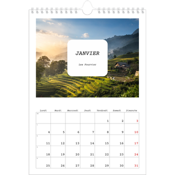 Calendrier photo A4 — Toute l'histoire