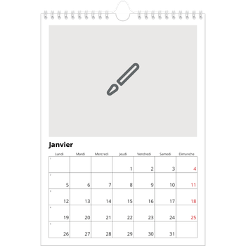 Calendrier photo A4 — Créez votre produit