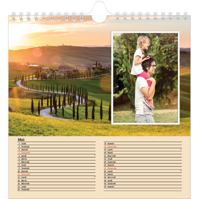 Calendriers annuels carré — Saison en immersion [couverture]