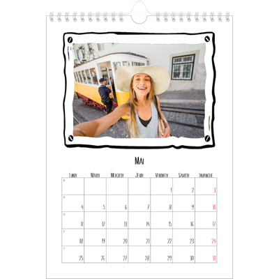 Calendrier photo A4 (20 x 30 cm) — Instants d'album photo [couverture]