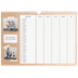 Calendrier photo A3 — Agenda kraft - Famille de 5 [Mars]