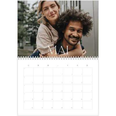 Calendrier photo A4 double (30 x 40 cm) — Plus grand que la vie [couverture]