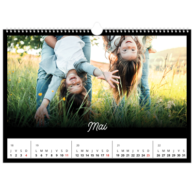 Calendrier photo A3 — Diapositive [couverture]