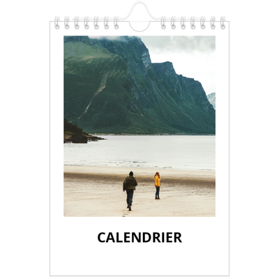 Calendrier photo A5 — Espace blanc [couverture]