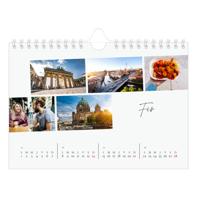 Calendrier photo A5 — Escapade citadine [Février]