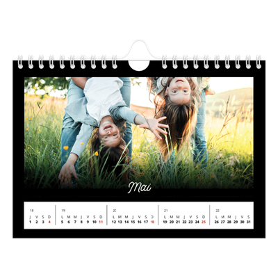 Calendrier photo A5 — Diapositive [couverture]