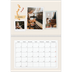 Calendrier photo A4 double (30 x 40 cm) — Scrapbook vintage [Avril]