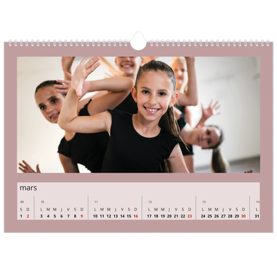 Calendrier photo A3 — Neo Scandi [Mars]