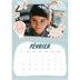 Calendrier photo A4 double (30 x 40 cm) — Licorne magique [Février]