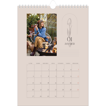 Calendrier photo A4 — Simplement botanique