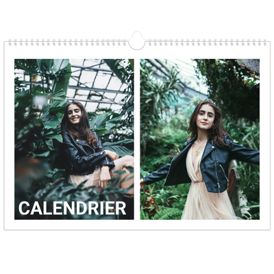 Calendrier photo A3 — Grand mois [couverture]
