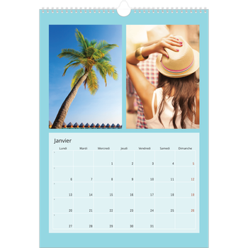 Calendrier photo A3 — Panel de couleur