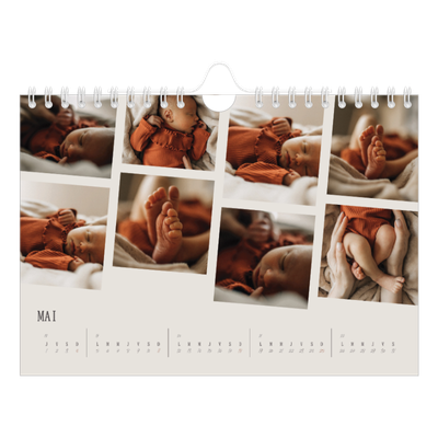 Calendrier photo A5 — Souvenirs en mouvement [couverture]