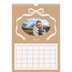 Calendrier photo A4 (20 x 30 cm) — Kraft et nœud [Février]