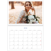 Calendrier photo A4 double (30 x 40 cm) — Classique cobalt [Avril]