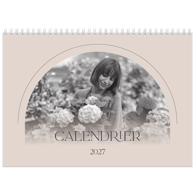 Calendrier photo A4 double (30 x 40 cm) — Simplement botanique [couverture]