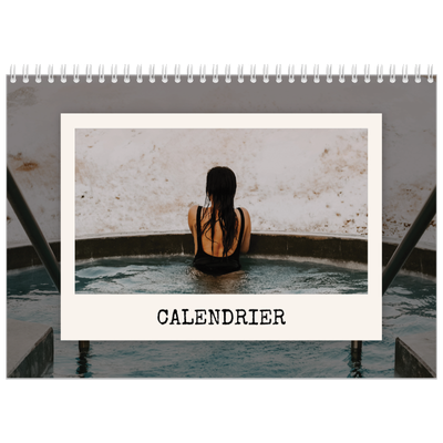 Calendrier photo A4 double (30 x 40 cm) — L'édition portrait [couverture]