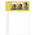 Calendrier familial A3 — Agenda tout en couleurs - Famille de 5 [couverture]