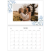 Calendrier photo A4 double (30 x 40 cm) — Romance en bleu et blanc [couverture]