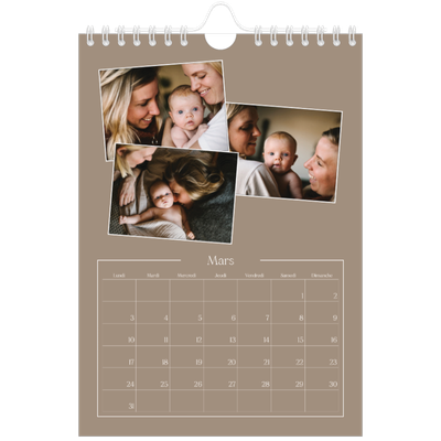Calendrier photo A5 — Souvenirs artisanaux [Mars]