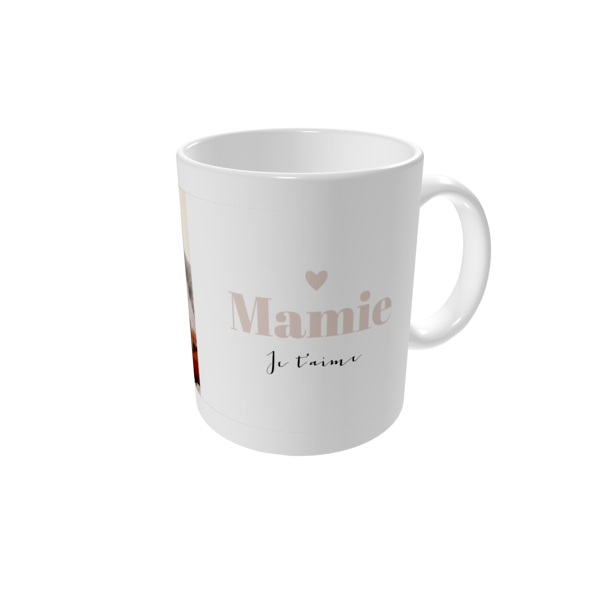 Mug personnalisé — Jolie calligraphie pour Mamie