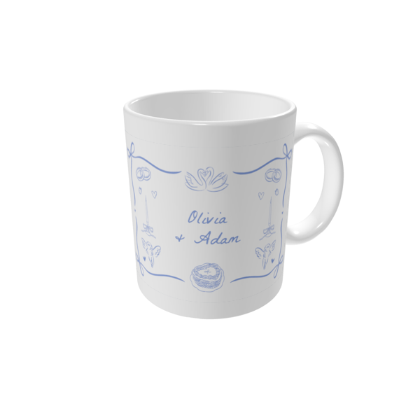 Mug personnalisé — Bulles & romance