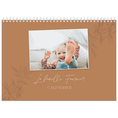 Calendrier photo A4 double (30 x 40 cm) — Terre à terre [couverture]