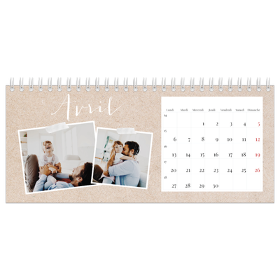Calendrier de bureau — Calendrier-album [Avril]