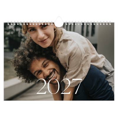 Calendrier photo A4 — Plus grand que la vie [couverture]