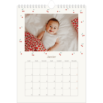 Calendrier photo A4 — Cerise sur le bonheur