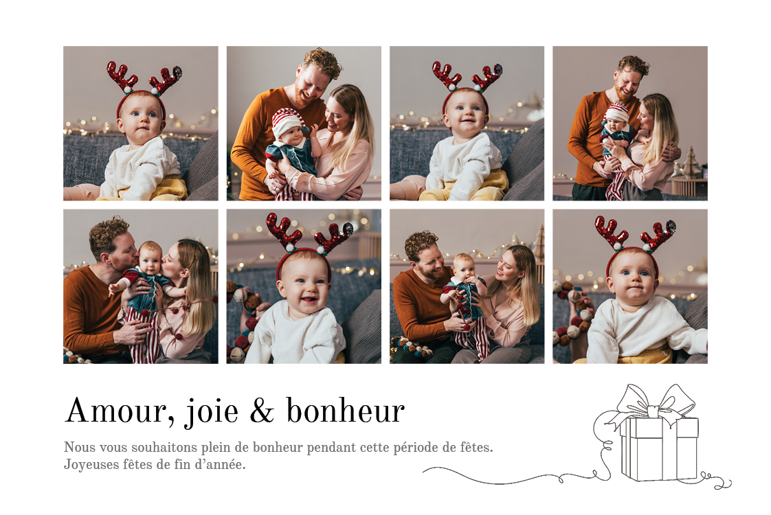 Faire-part & Cartes — Grille festive