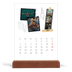 Calendrier de bureau support bois - portrait  — Esprit scrapbook [Avril]
