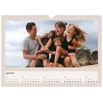 Calendrier photo A3 — Terracotta