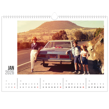 Calendrier photo A3 — Texte abrégé