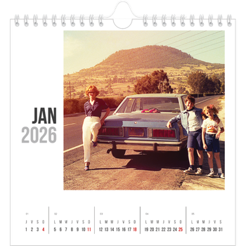 Calendrier photo carré — Texte abrégé