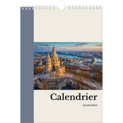Calendrier photo A4 (20 x 30 cm) — Vues du monde [couverture]