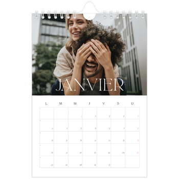 Calendrier photo A5 — Plus grand que la vie