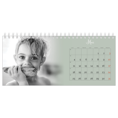 Calendrier de bureau — Fondu argile [couverture]