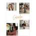 Calendrier photo A5 — Calligraphie dorée [couverture]