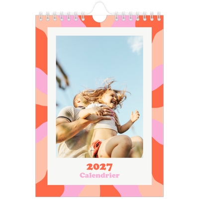 Calendrier photo A5 — Jeu de motifs [couverture]