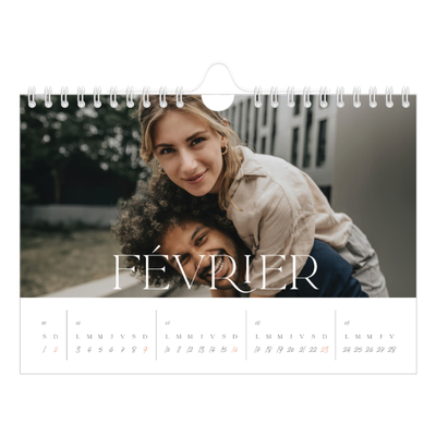 Calendrier photo A5 — Plus grand que la vie [Février]