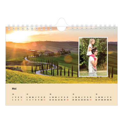 Calendrier photo A5 — Saison en immersion [couverture]