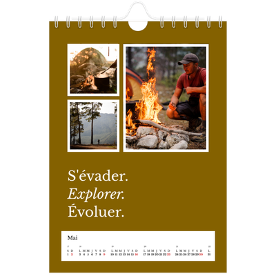 Calendrier photo A5 — Terre éditoriale [Mai]