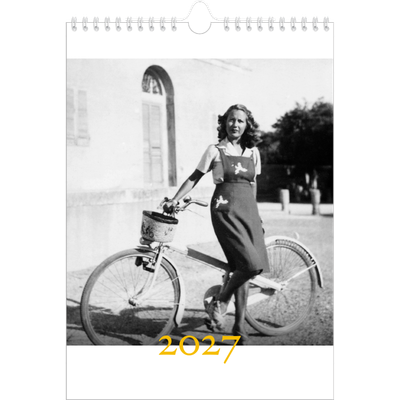 Calendrier photo A4 (20 x 30 cm) — Style héritage [couverture]