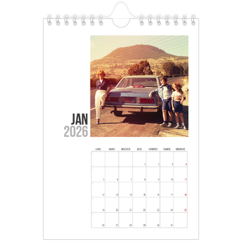 Calendrier photo A5 — Texte abrégé
