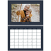 Calendrier photo A4 double (30 x 40 cm) — Bleu de Prusse [Mars]