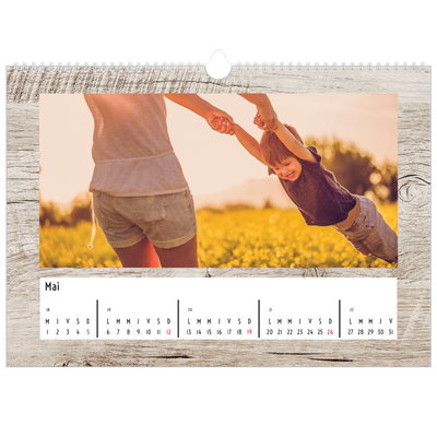 Calendrier photo A3 — Rustique [couverture]
