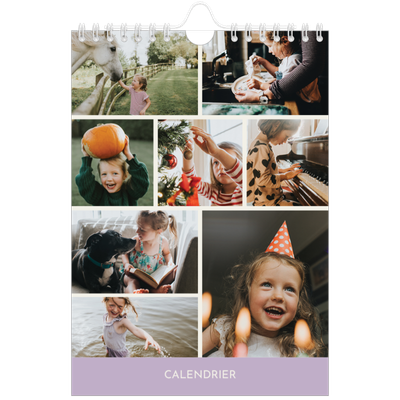 Calendrier photo A5 — Chapitres pastel [couverture]