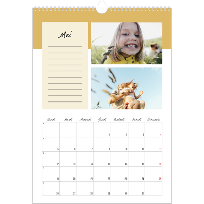 A3 Calendrier annuel — Agenda 'To Do' list [couverture]