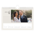 Calendrier photo A5 — Initiales fleuries [Avril]